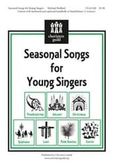 Seasonal Songs for Young Singers Unison Choral Score cover